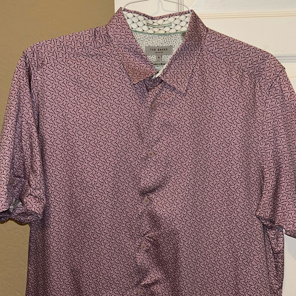 Ted Baker Men’s Patterned Button Down Shirt